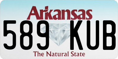 AR license plate 589KUB