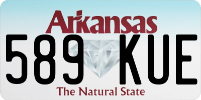 AR license plate 589KUE