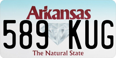 AR license plate 589KUG