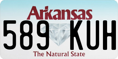 AR license plate 589KUH