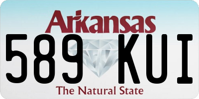 AR license plate 589KUI