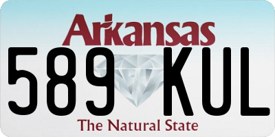 AR license plate 589KUL