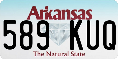 AR license plate 589KUQ