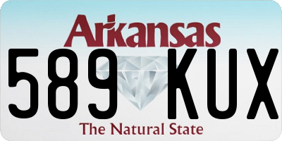 AR license plate 589KUX