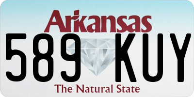 AR license plate 589KUY