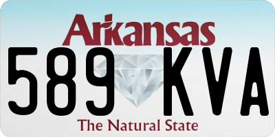 AR license plate 589KVA