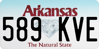 AR license plate 589KVE