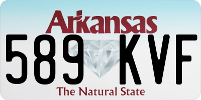 AR license plate 589KVF