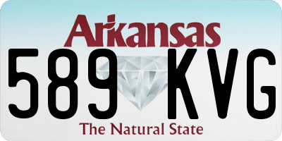 AR license plate 589KVG
