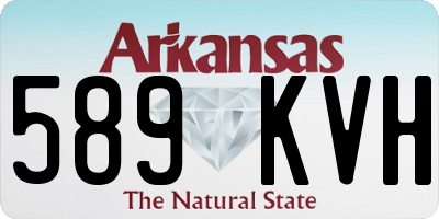 AR license plate 589KVH