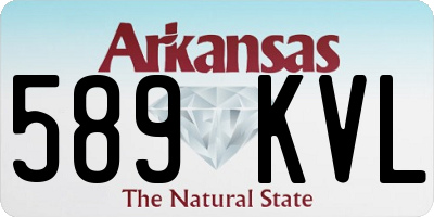 AR license plate 589KVL