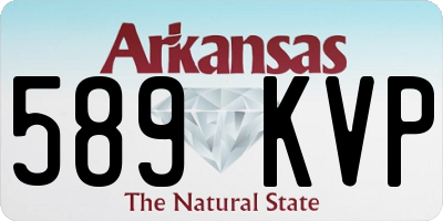AR license plate 589KVP