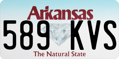 AR license plate 589KVS