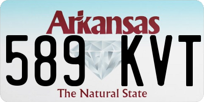 AR license plate 589KVT