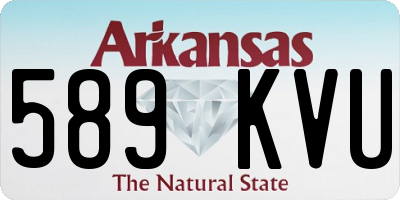 AR license plate 589KVU