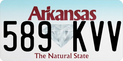 AR license plate 589KVV