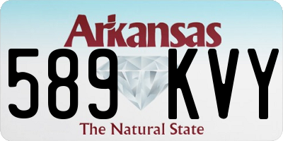 AR license plate 589KVY