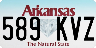 AR license plate 589KVZ
