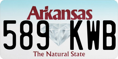 AR license plate 589KWB