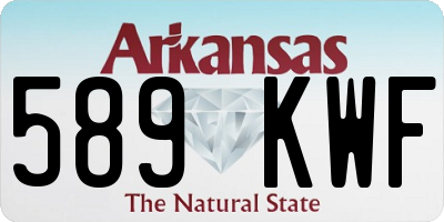 AR license plate 589KWF