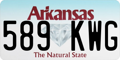 AR license plate 589KWG