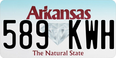 AR license plate 589KWH
