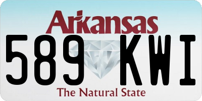 AR license plate 589KWI