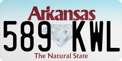 AR license plate 589KWL