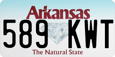 AR license plate 589KWT