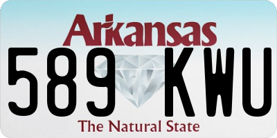 AR license plate 589KWU