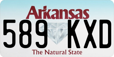 AR license plate 589KXD
