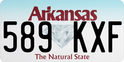 AR license plate 589KXF