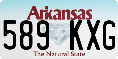 AR license plate 589KXG