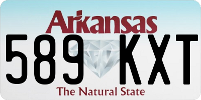 AR license plate 589KXT