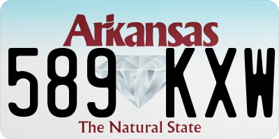 AR license plate 589KXW