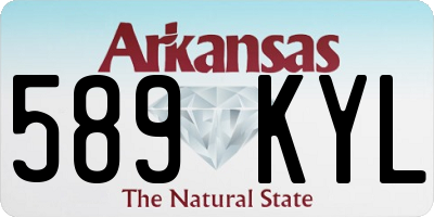 AR license plate 589KYL