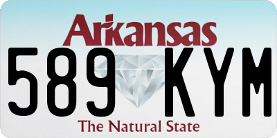 AR license plate 589KYM