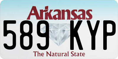 AR license plate 589KYP
