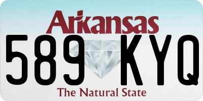 AR license plate 589KYQ