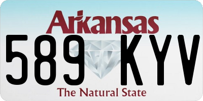 AR license plate 589KYV