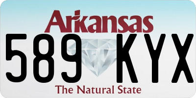 AR license plate 589KYX