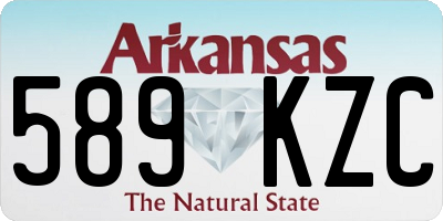 AR license plate 589KZC
