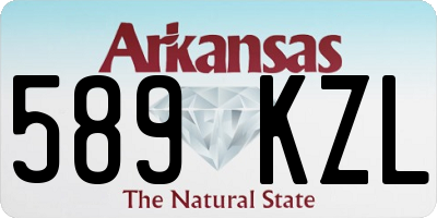 AR license plate 589KZL