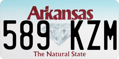 AR license plate 589KZM
