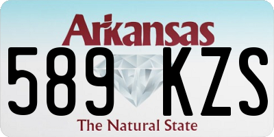 AR license plate 589KZS