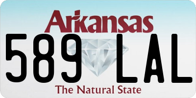 AR license plate 589LAL