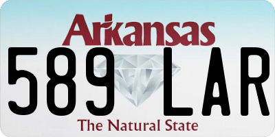 AR license plate 589LAR