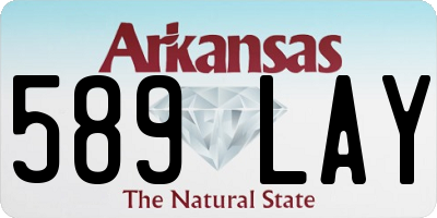 AR license plate 589LAY
