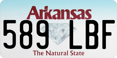 AR license plate 589LBF