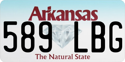 AR license plate 589LBG